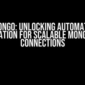 Pymongo: Unlocking Automatic IP Rotation for Scalable MongoDB Connections