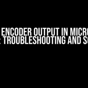 Reading Encoder Output in MicroPython (Pi Pico): Troubleshooting and Solutions